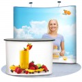 Komplett messestand med stort bord