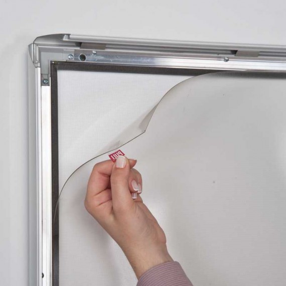 Led lys ramme for utebruk har beskyttelsesplast i front