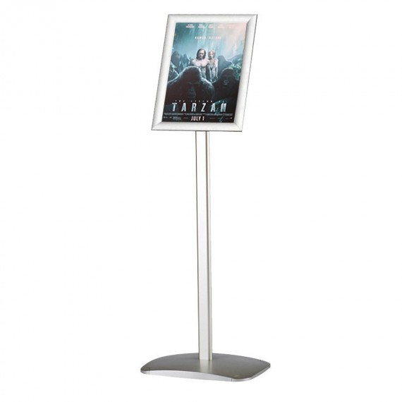 Plakatstativ med vendbar topp