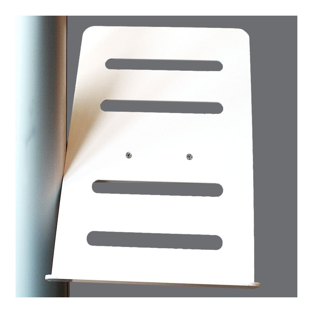 Brosjyreholder i hvit akryl til Reklamestativ finnes i tre formater