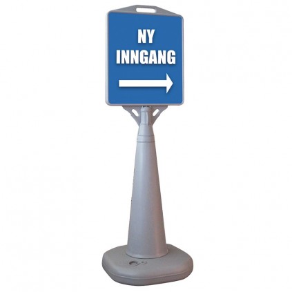 Plakatstativ til utebruk