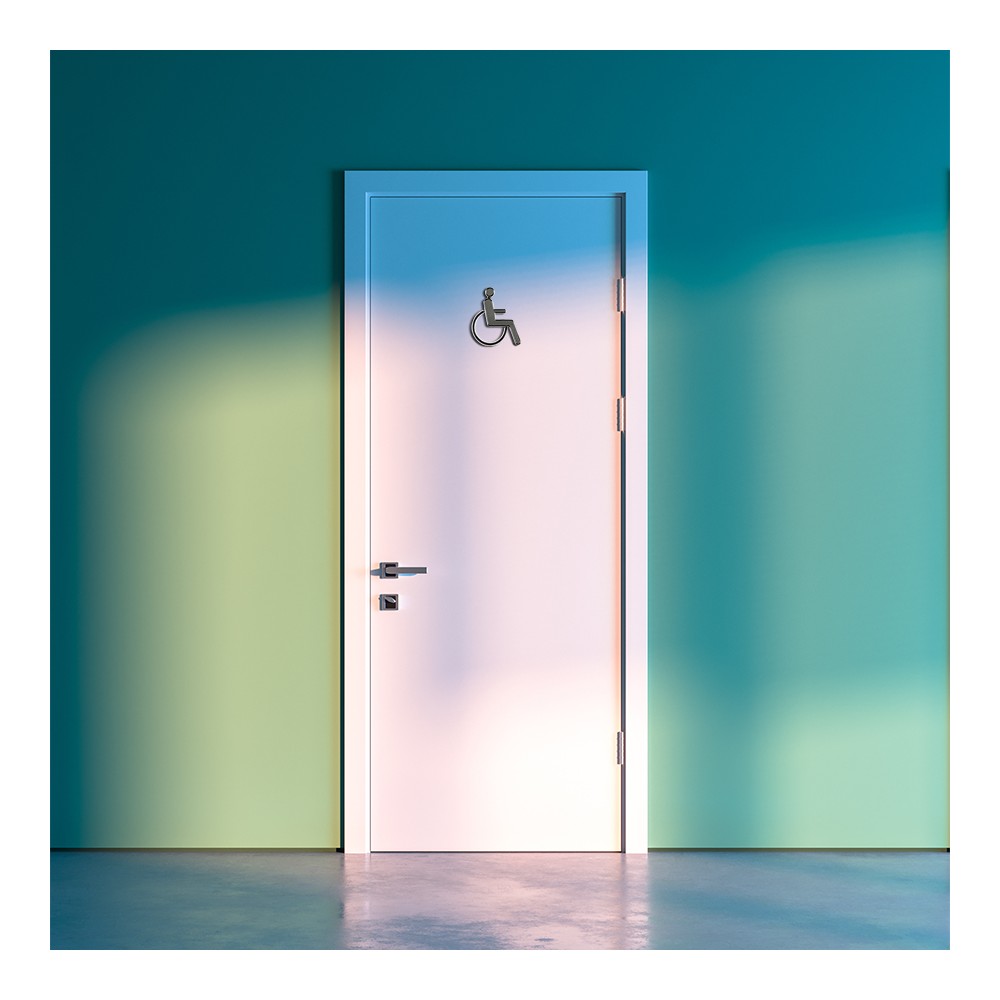 Toalett skilt Handicap