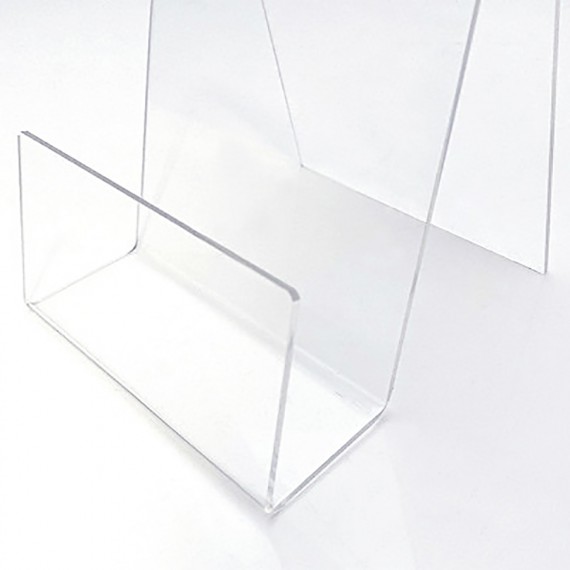 Plexi display bokstøtte detalj