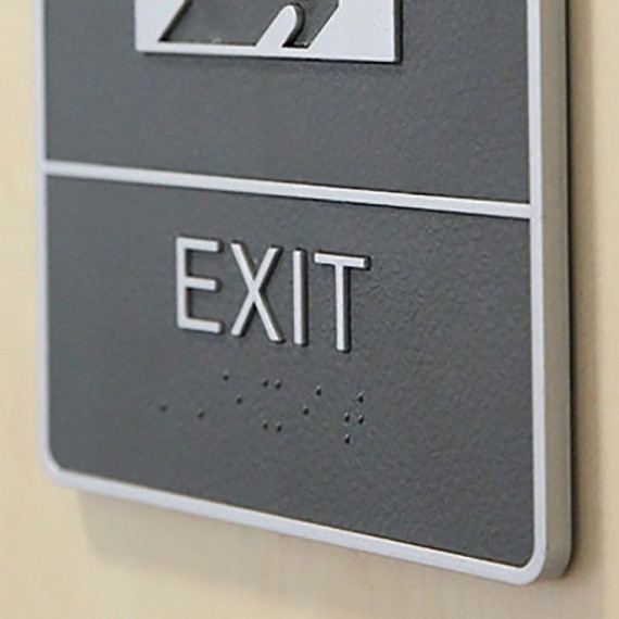 nødutgang, exit, skilt