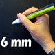 Tavle penn hvit 6mm