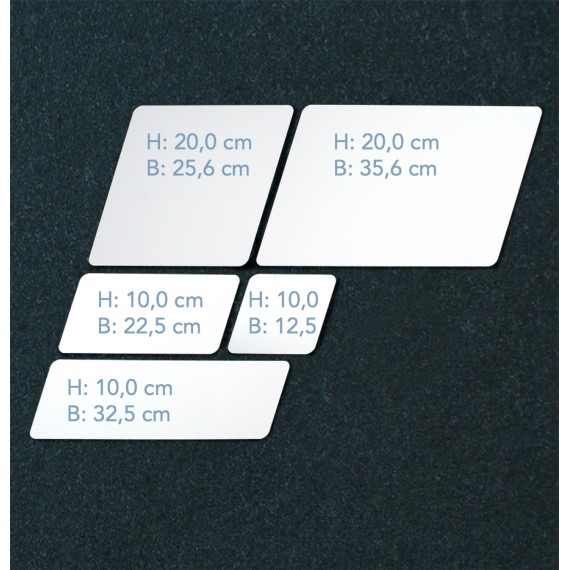 Skiltdisplay selger skiltene i 5 formater