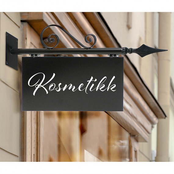 Fasadeskilt med ornament