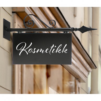 Fasadeskilt m/ornament