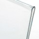 Plexi plakatholder liggende detalj