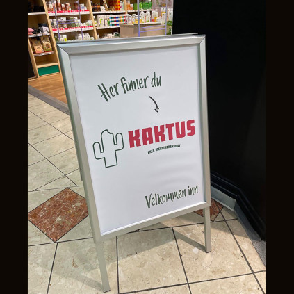 Plakater trykket for Kaktus Mat AS