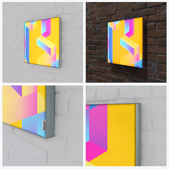 Led lyskasse for vegg
