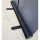 Svart - sort matt roll-up kassett 85cm