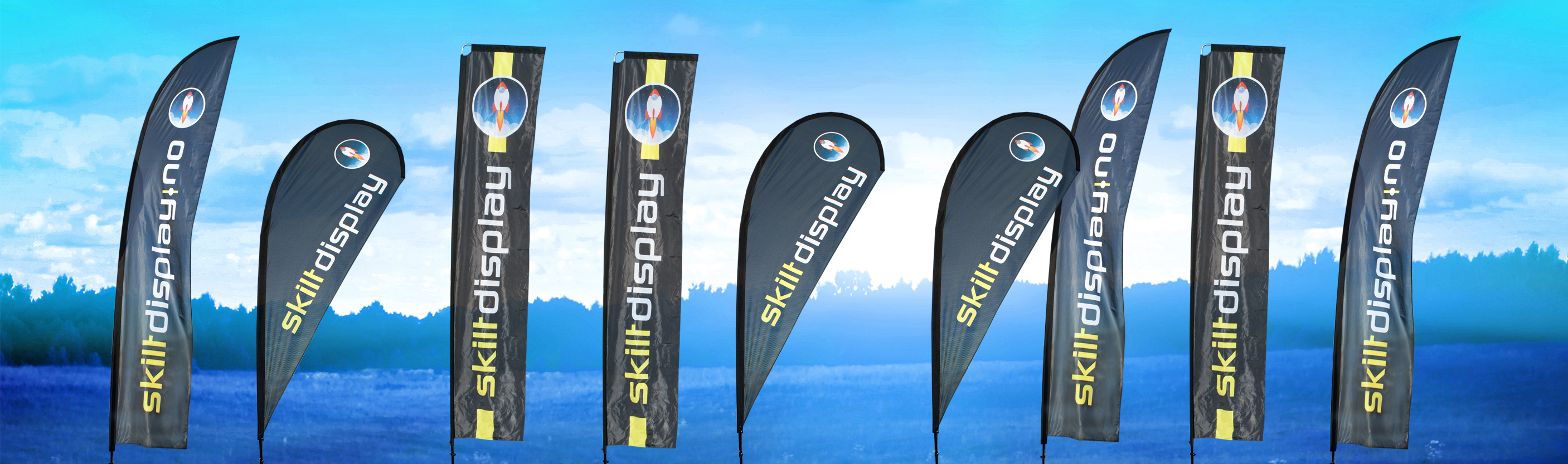 Beachflagg - roll-up - flagg